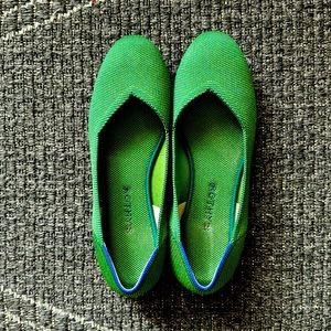 Green Rothy’s. Size 8.5.